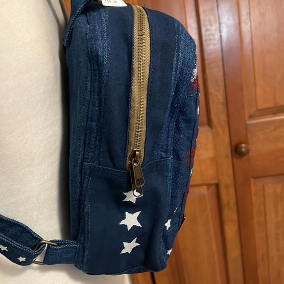 NWT: American Chavez Marvel Denim Backpack - Picture 2 of 4